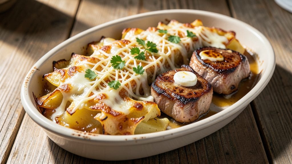 Betty Crocker's Au Gratin Potatoes and Pork Chops Recipe: One-Pan Dinner Magic