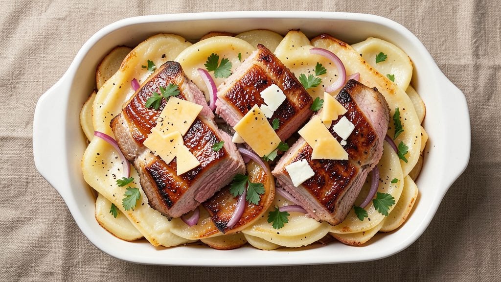 Betty Crocker Scalloped Potatoes Pork Chops Recipe: One-Pan Dinner With Crispy Cornmeal Crown