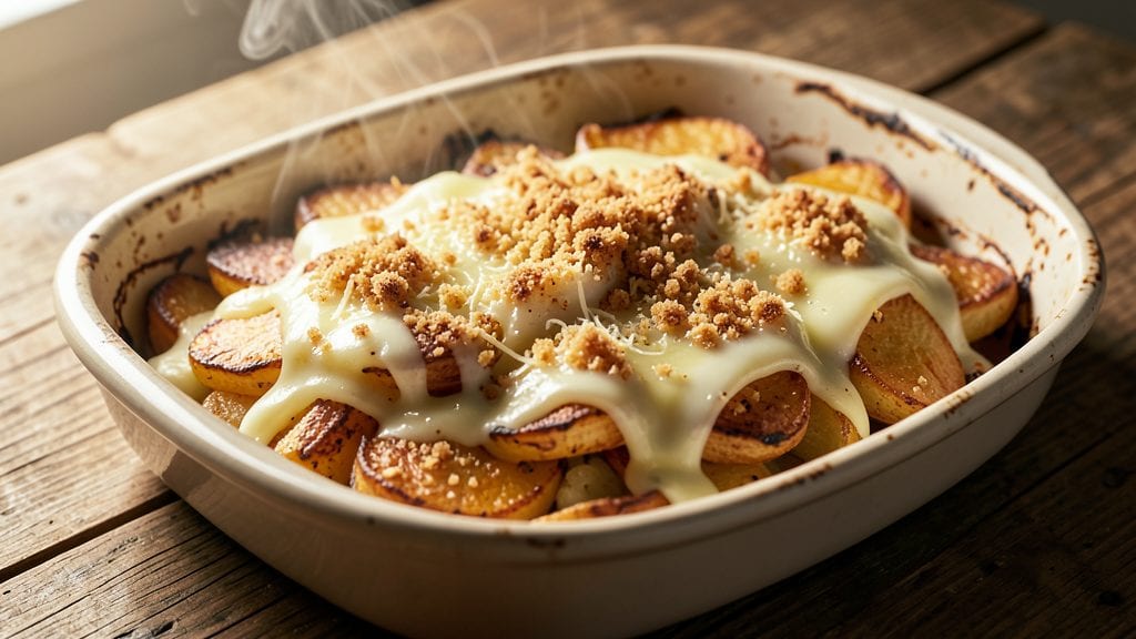 Bill Knapp's Au Gratin Potatoes Recipe: Vinegar-Kissed Crisp Meets Creamy Layers