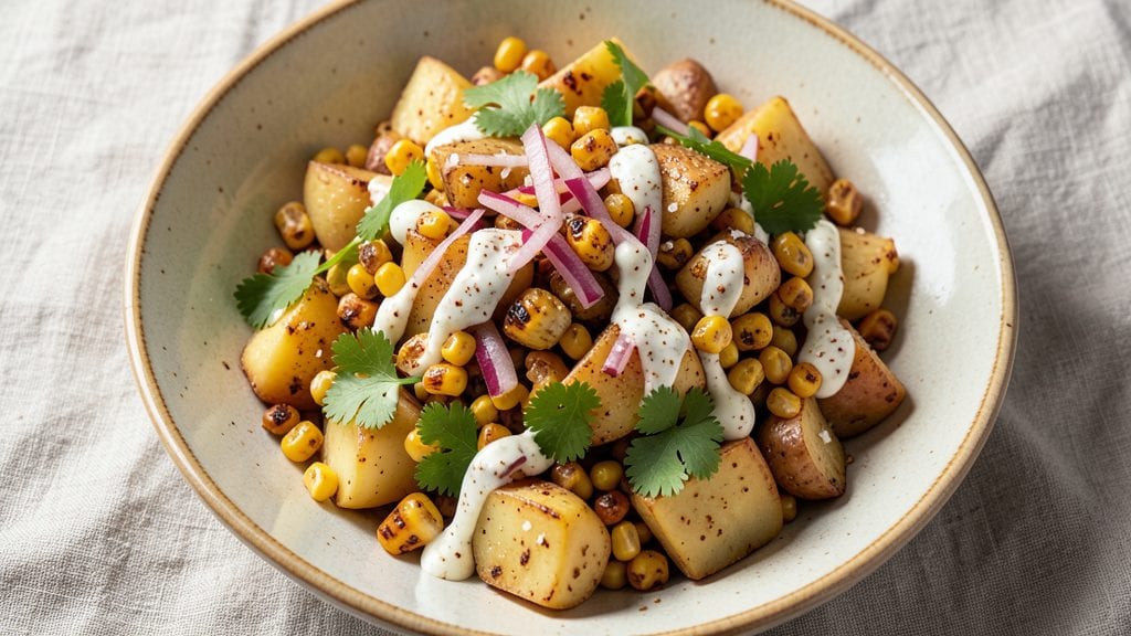 Bobby Flay's Corn and Potato Salad Recipe: Bold Cajun Kick With Crispy Corn