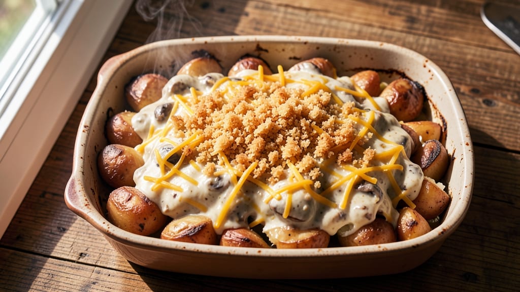 Campbell's Potato Casserole Recipe: Vinegar-Kissed Crisp With Cheesy Pull-Apart Joy