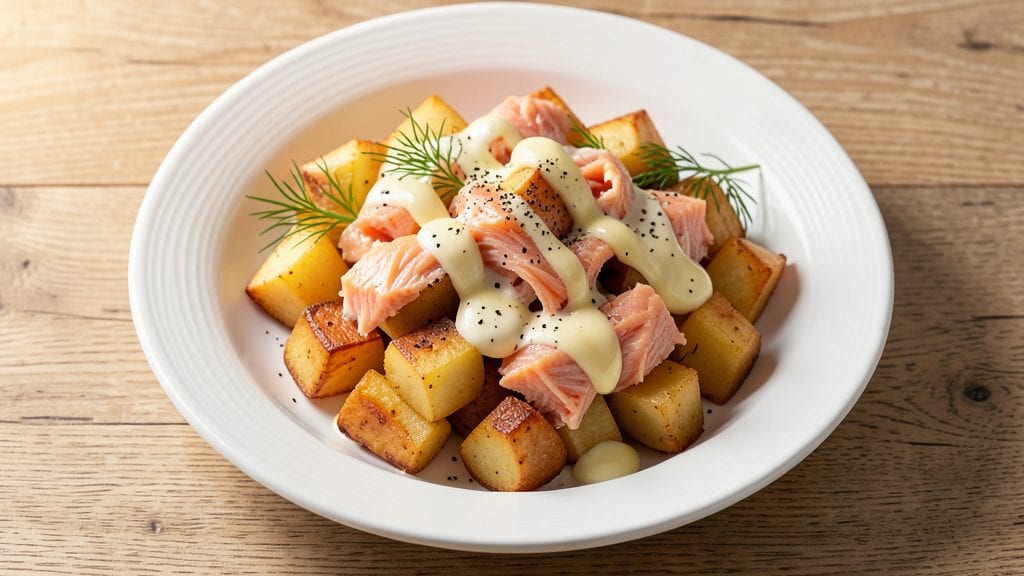 Canned Salmon Potato Recipe: Crispy Top and Flaky Fish Fusion