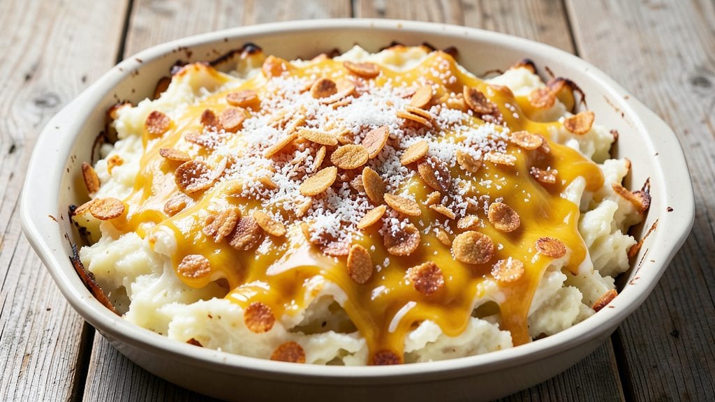 Cheesy Potato and Corn Flakes Casserole Recipe: Crispy Topping, Melty Cheese Magic