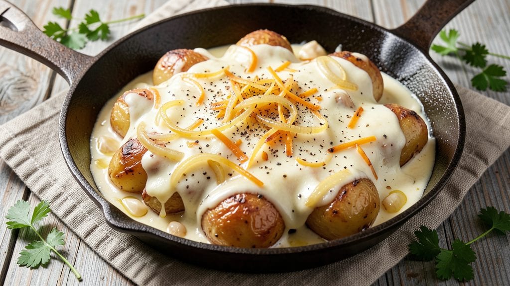 Cheesy Potatoes With Velveeta Recipe: One-Pan Melty Magic in 20 Minutes