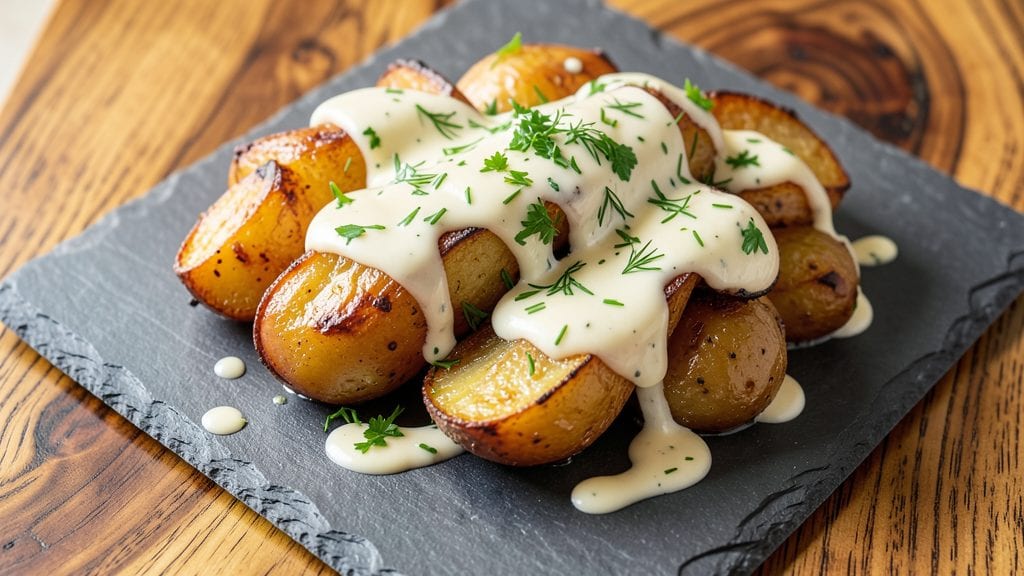 Delmonico's Copycat Potatoes Bake Recipe: Herb-Buttered Crust With Vinegar-Kissed Tang