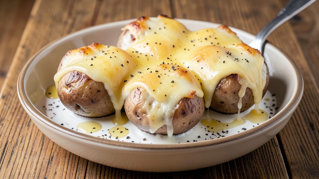 Emeril's Twice-Baked Potato Recipe: Cheesy Pull-Apart Magic with Vinegar-Kissed Crisp