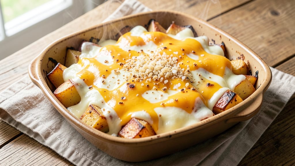 Emeril's Twice-Baked Potato Casserole Recipe: Cheesy Pull-Apart Layers With Vinegar-Kissed Crisp