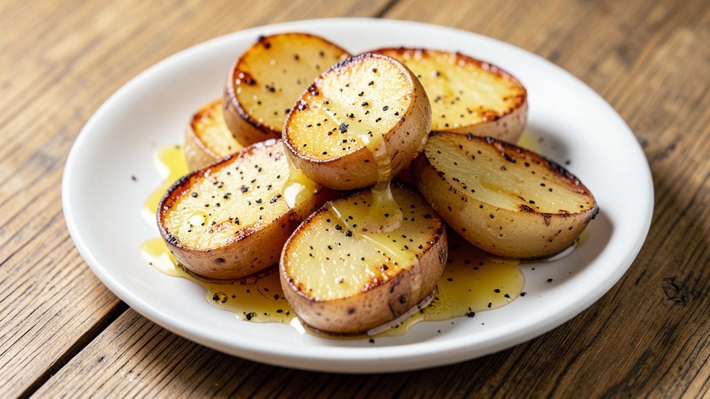 German Butterball Potatoes Recipe: Crispy Vinegar-Kissed Crust With Juicy Pink Centers