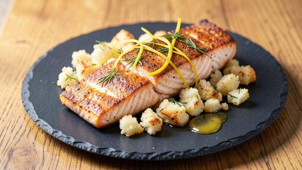 Gordon Ramsay Crispy Salmon and Crushed Potatoes Recipe: Pan-Seared Crunch Meets Herbed Butter Magic