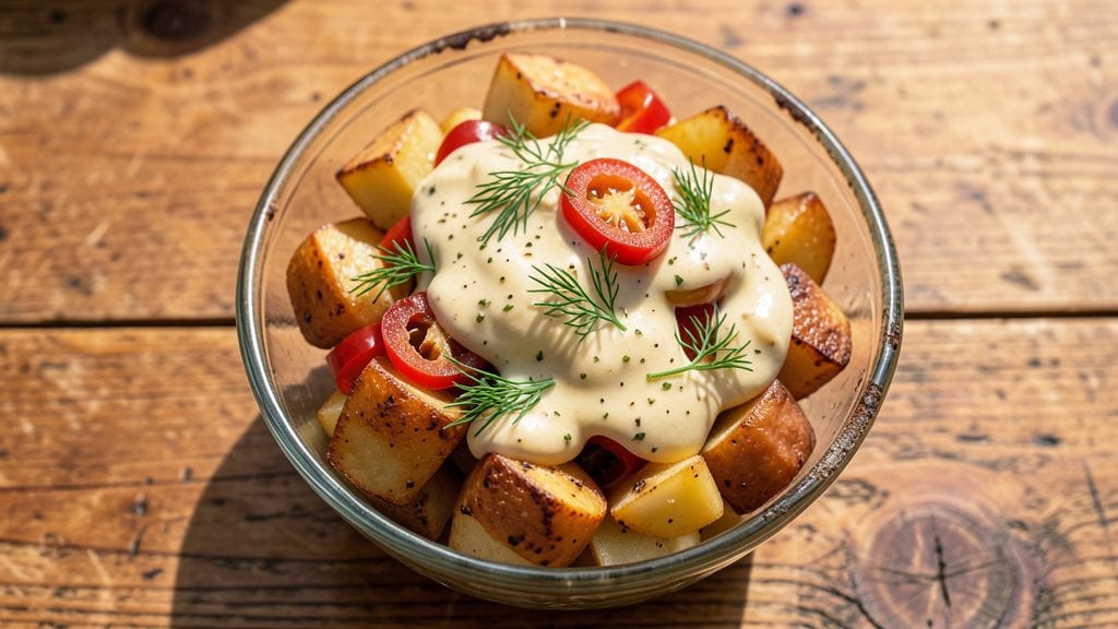 Grandma's Dill Pickle Potato Salad Recipe: Herb-Packed Crunch in Every Bite