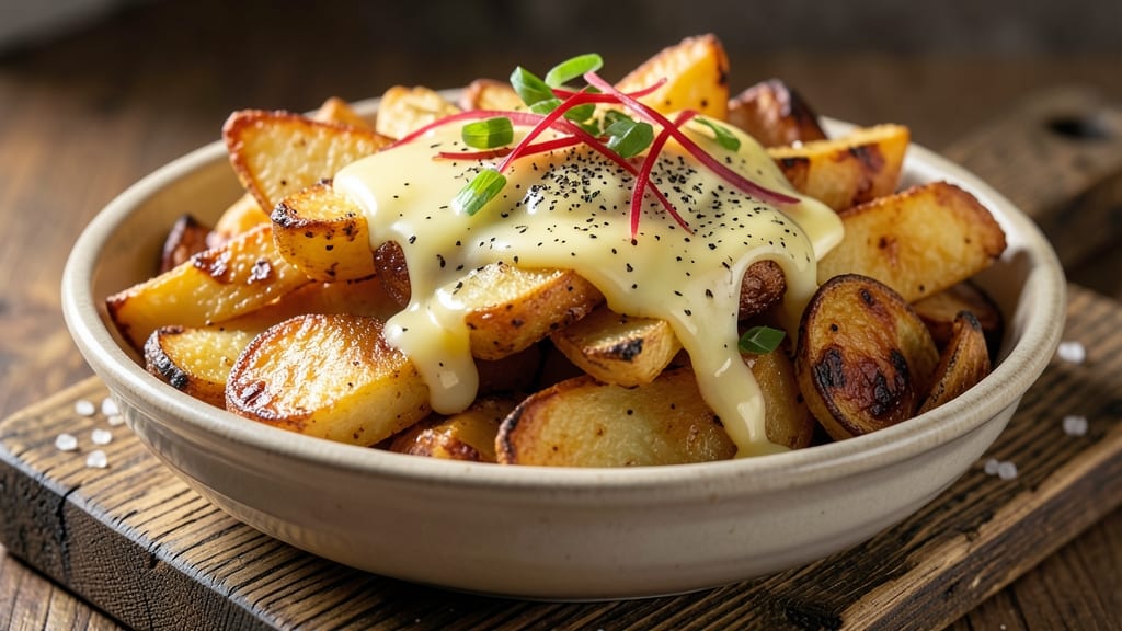Heart Attack Potatoes Recipe: Vinegar-Kissed Crunch Meets Melty Pink Centers