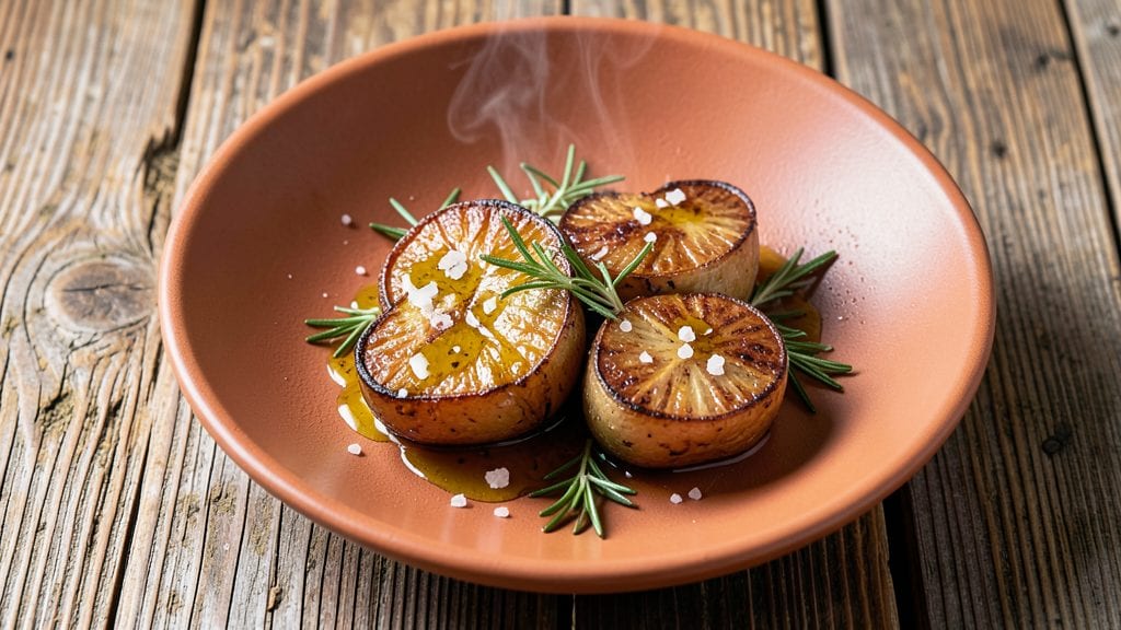 Heart Potatoes Recipe: Vinegar-Kissed Crunch With Juicy Pink Centers