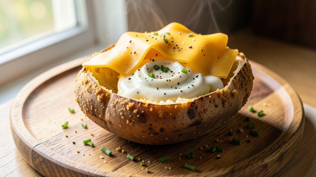 Hidden Valley Ranch Baked Potato Recipe: Crispy Cornmeal Crust with Tangy Pull-Apart Cheese
