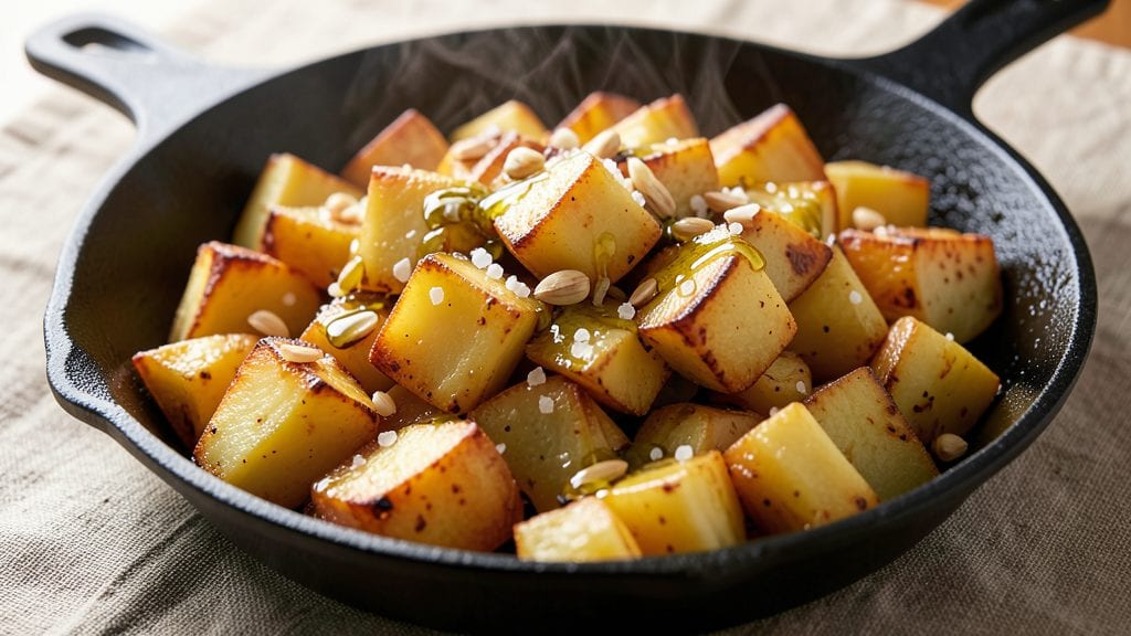 Ina Garten Dutch Oven Roasted Potatoes Recipe: Garlic-Vinegar Crisp With Fluffy Hearts