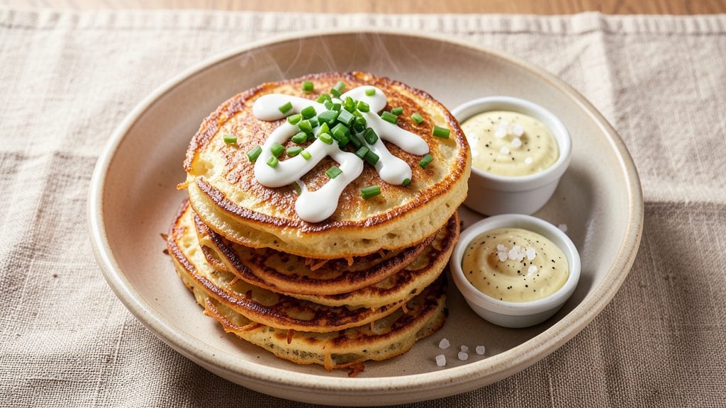 Izzy's Potato Pancakes Recipe: Crispy Vinegar-Kissed Edges and Fluffy Centers