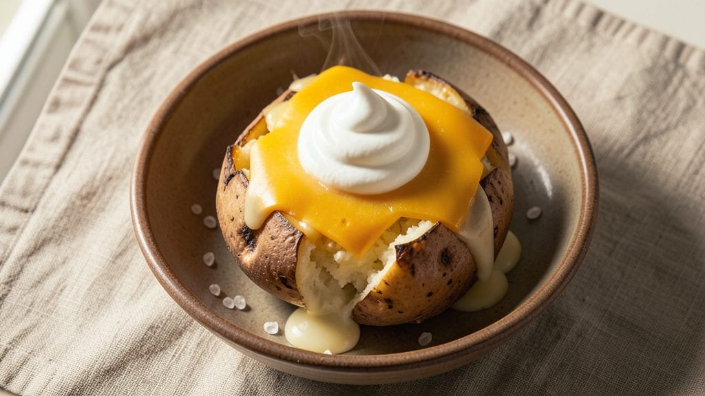 Martha Stewart's Baked Potato Recipe: Vinegar-Kissed Crisp With Fluffy Pink Centers