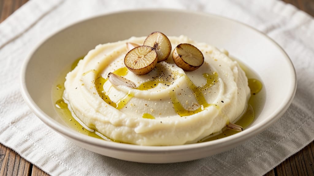 Mashed Potatoes No-Dairy Recipe: Silky Smoothness With Roasted Garlic Depth