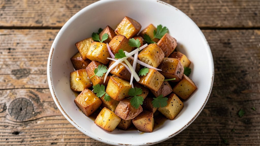 Old Fashioned Funeral Potatoes Recipe Without Corn Flakes: Crispy Vinegar-Kissed Bites With Mustard Depth
