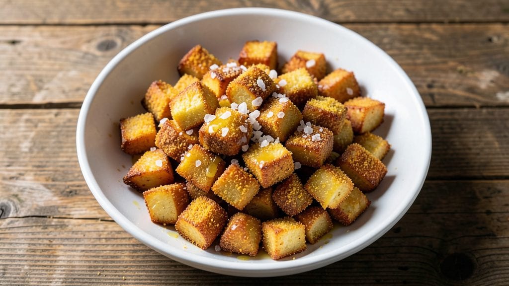 Perkins Breakfast Potatoes Copycat Recipe: Crispy Cornmeal Crust With Vinegar-Kissed Pink Centers