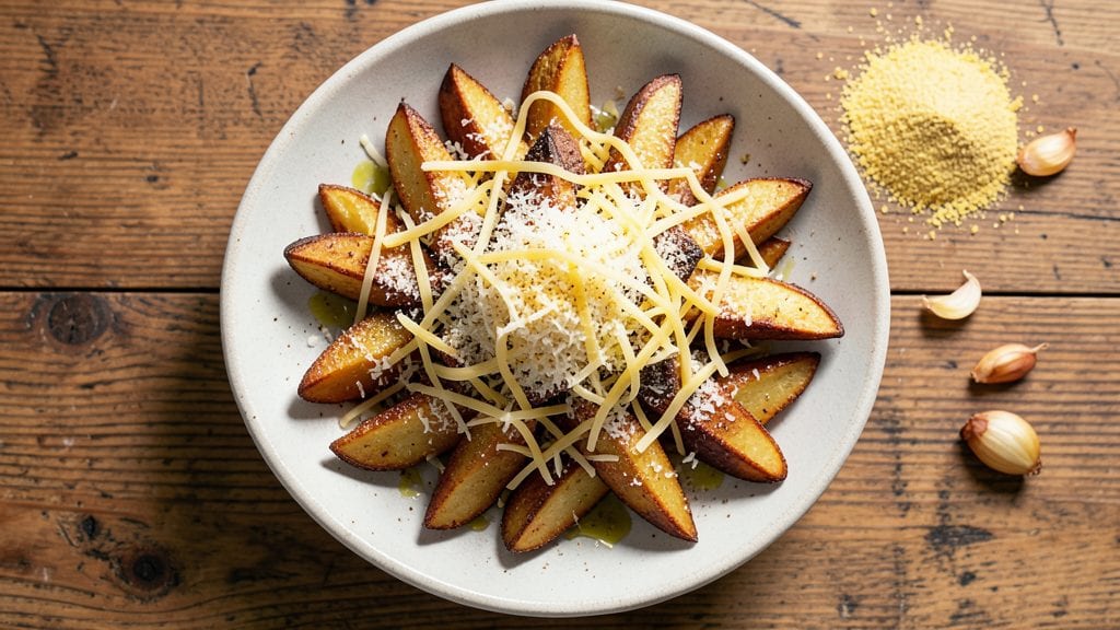 Potato Bar Recipe: Crispy Cornmeal Crown With Cheesy Pull-Apart Joy