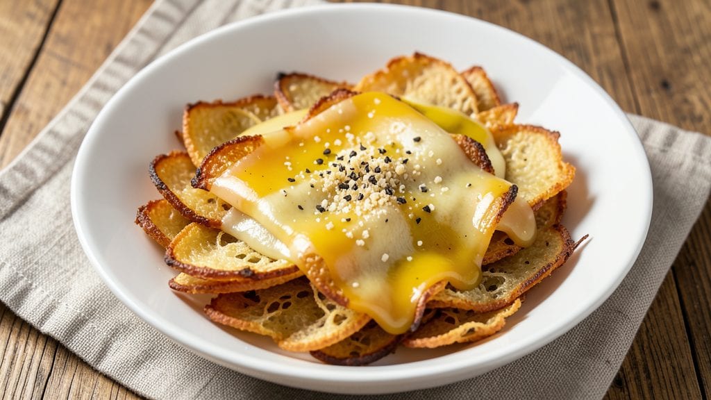 Potato Crisps Recipe: Vinegar-Kissed Crunch With Cheese Pull-Apart Magic