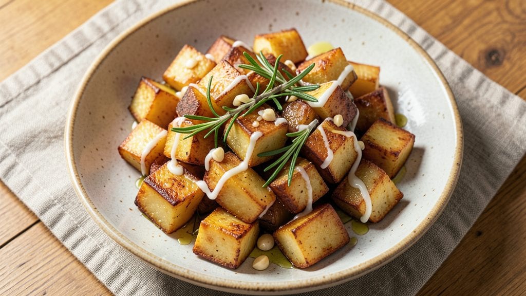 Potato Cubes Recipe: Crispy Vinegar-Kissed Bites in One Pan