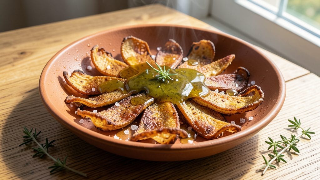 Potato Peel Recipe: Crispy Vinegar-Kissed Snack in 10 Minutes