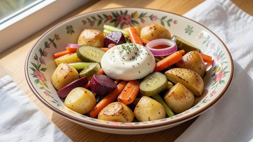 Potato Sslad Recipe: Creamy Vinegar-Kissed Comfort in 20 Minutes