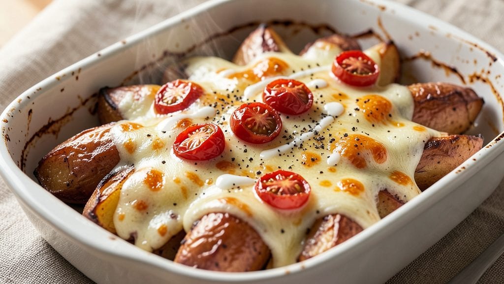 Rotel Potatoes Recipe: Spiced Tomato Gravy Crust With Vinegar-Kissed Crunch