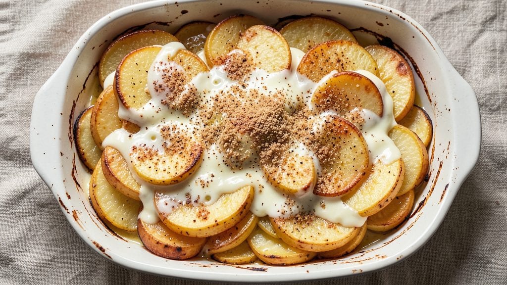 Scalloped Potatoes Velveeta Recipe: Crispy Cornmeal Crown Over Melty Cheese