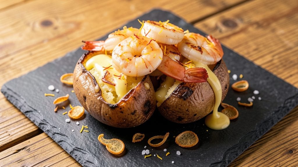 Seafood Potatoes Recipe: Garlicky Butter Crust Meets Flaky, Golden Perfection